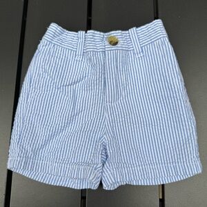 Janie and Jack Light Blue Striped Women's Shorts